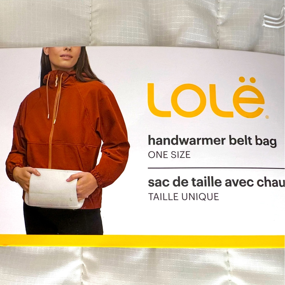 Lolë Handwarmer Belt Bag White